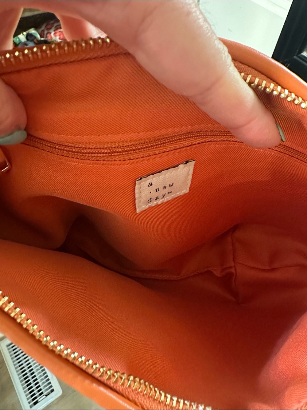 a new day Woven Hobo Tote in Burnt Orange - Picture 4 of 9